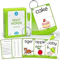 Vista 19 de WJPC 55 tarjetas, 106 tarjetas flash de alta frecuencia de primer grado, tarjetas de aprendizaje de fonética de primer grado para niños de 5, 6, 7