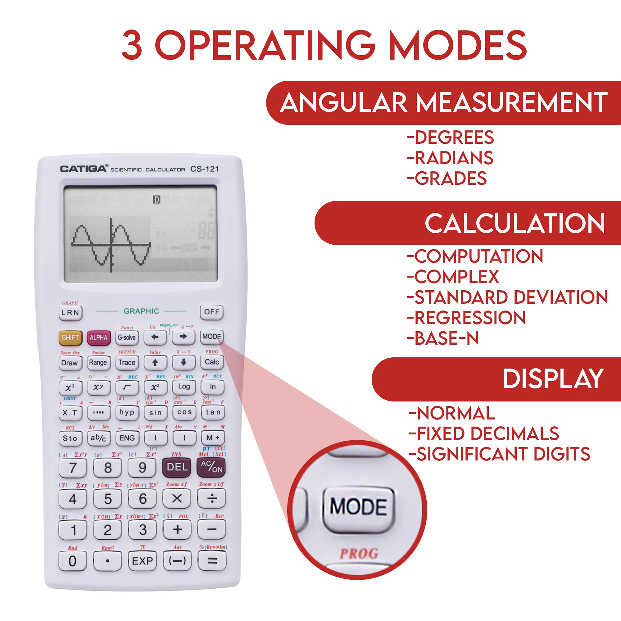 Calculadora científica con funciones gráficas - Múltip...B07RVQ5S3C ...