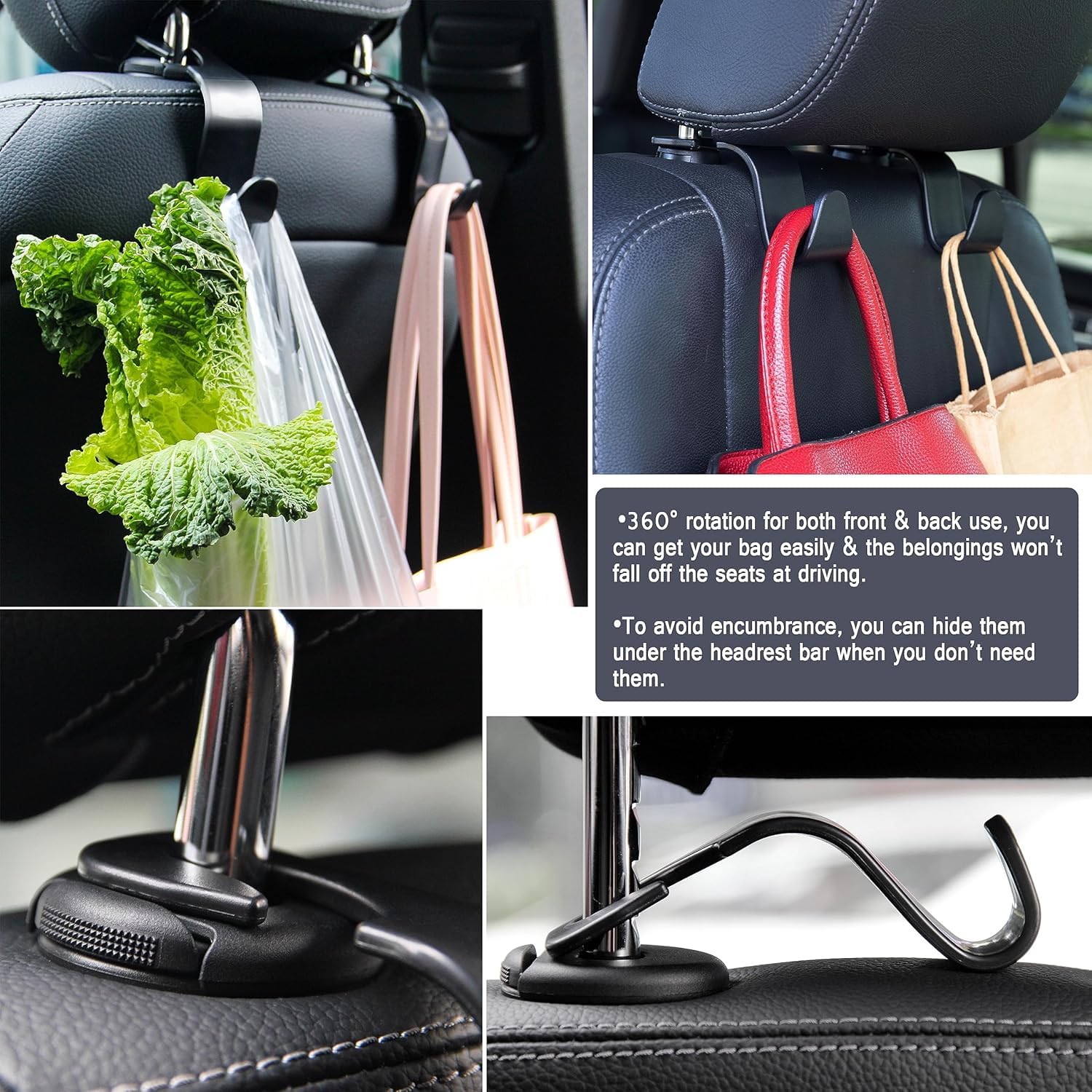 Auto Prullenbak Bekerhouder | Drukknop bediening