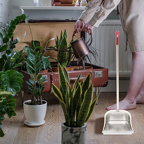 Miniatura 5 de GANAZONO Pala de basura para limpieza del hogar, recogedor de basura para el hogar, recogedor de basura, contenedor de basura con mango largo,