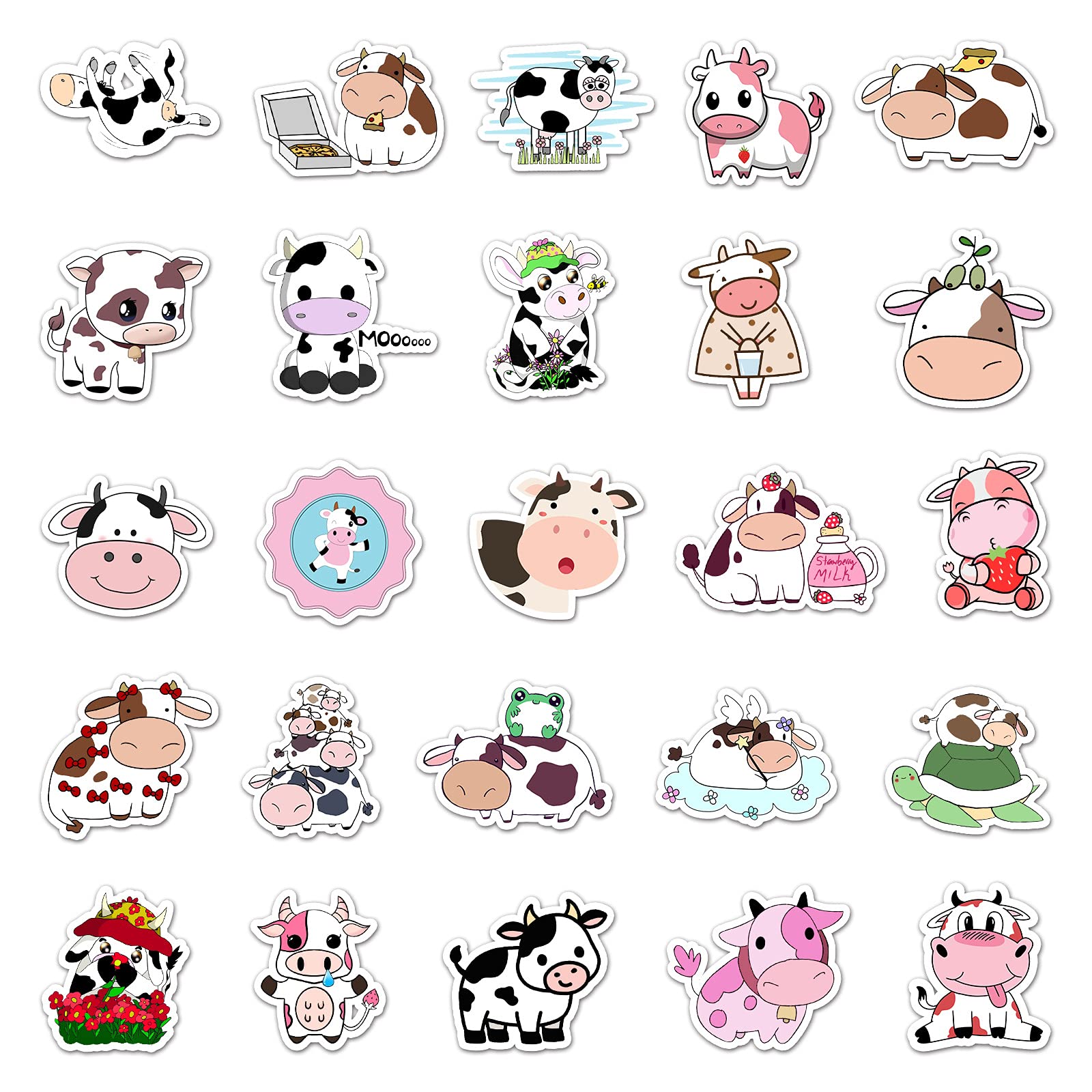 Lot De 50 Autocollants Vinyl Imperméables – Motifs Western, Dessins Animés Pour Décorer Ordinateur, Voiture, Valise, Skate - 6