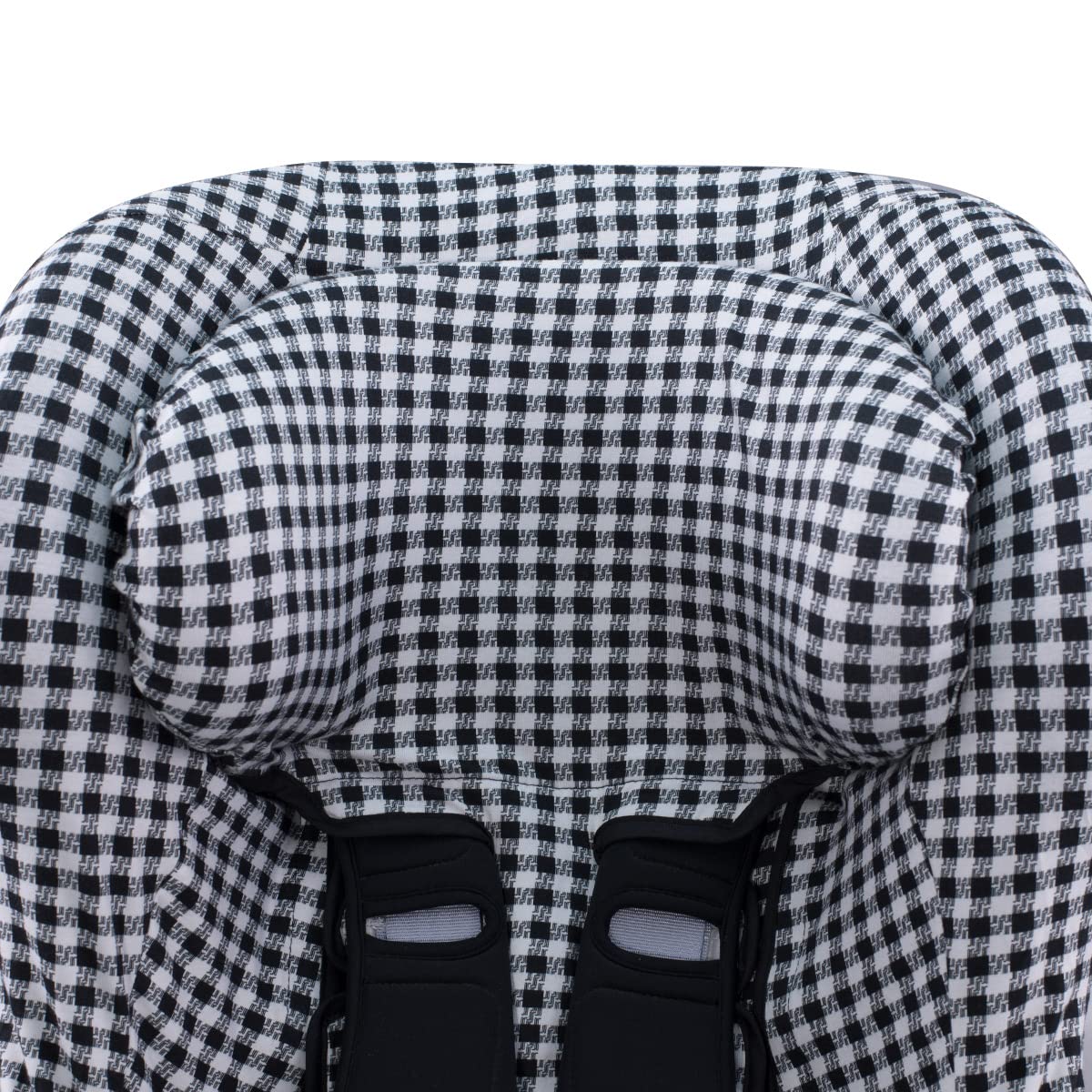 JYOKO Kids Funda Universal de Algodón para Silla de Coche con Cabezal (Vichy)