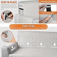 Vista 5 de Fundas de sofá modulares mejoradas, 100 % impermeables, en forma de L, reversible, para sofá seccional, funda protectora para mascotas, perros