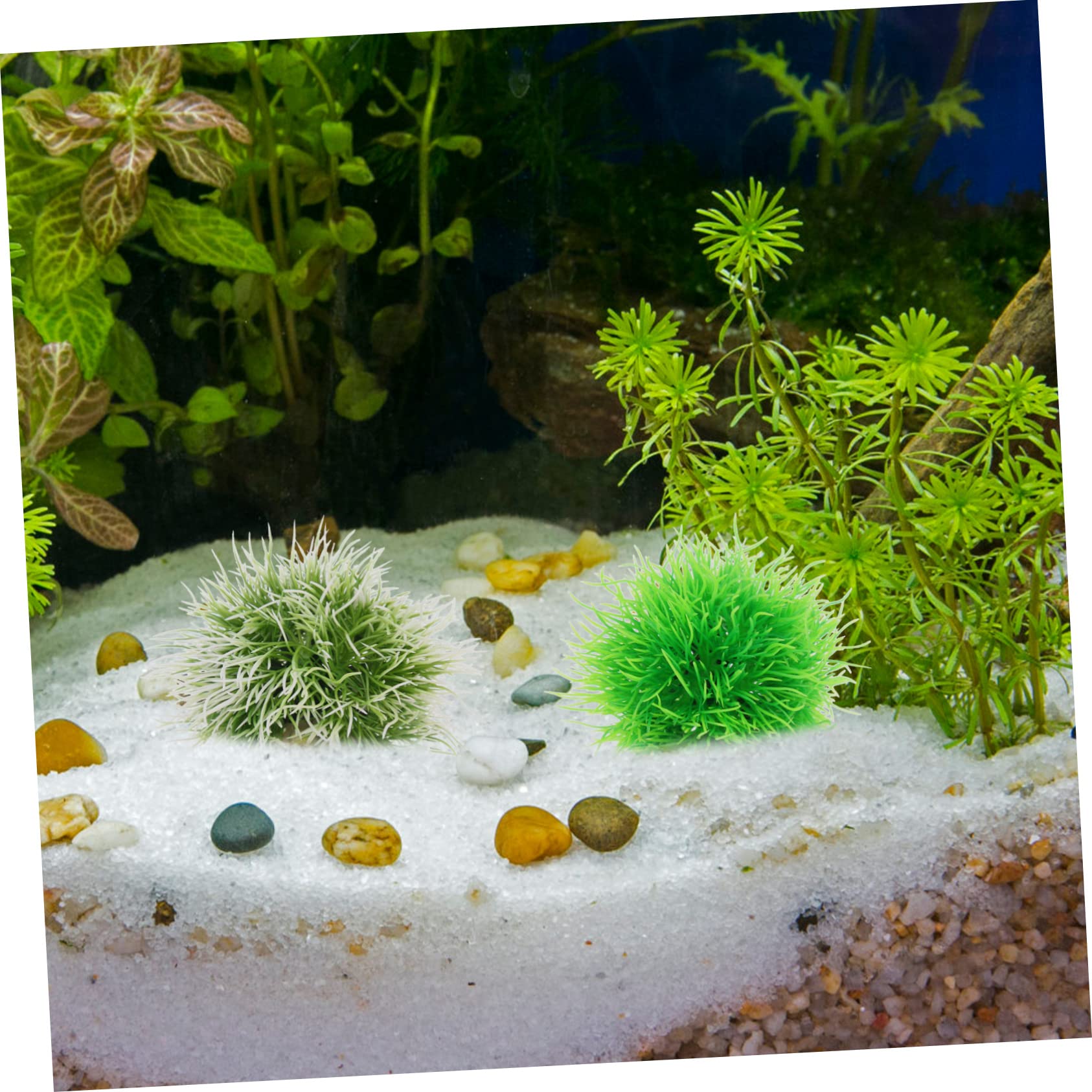 BESPORTBLE 8stücke Künstliche Pflanzen Für Aquarien Wasserpflanzen-Dekoration Für Fischbecken Lebendige Und Natürliche Für Teich Und Aquariengestaltung