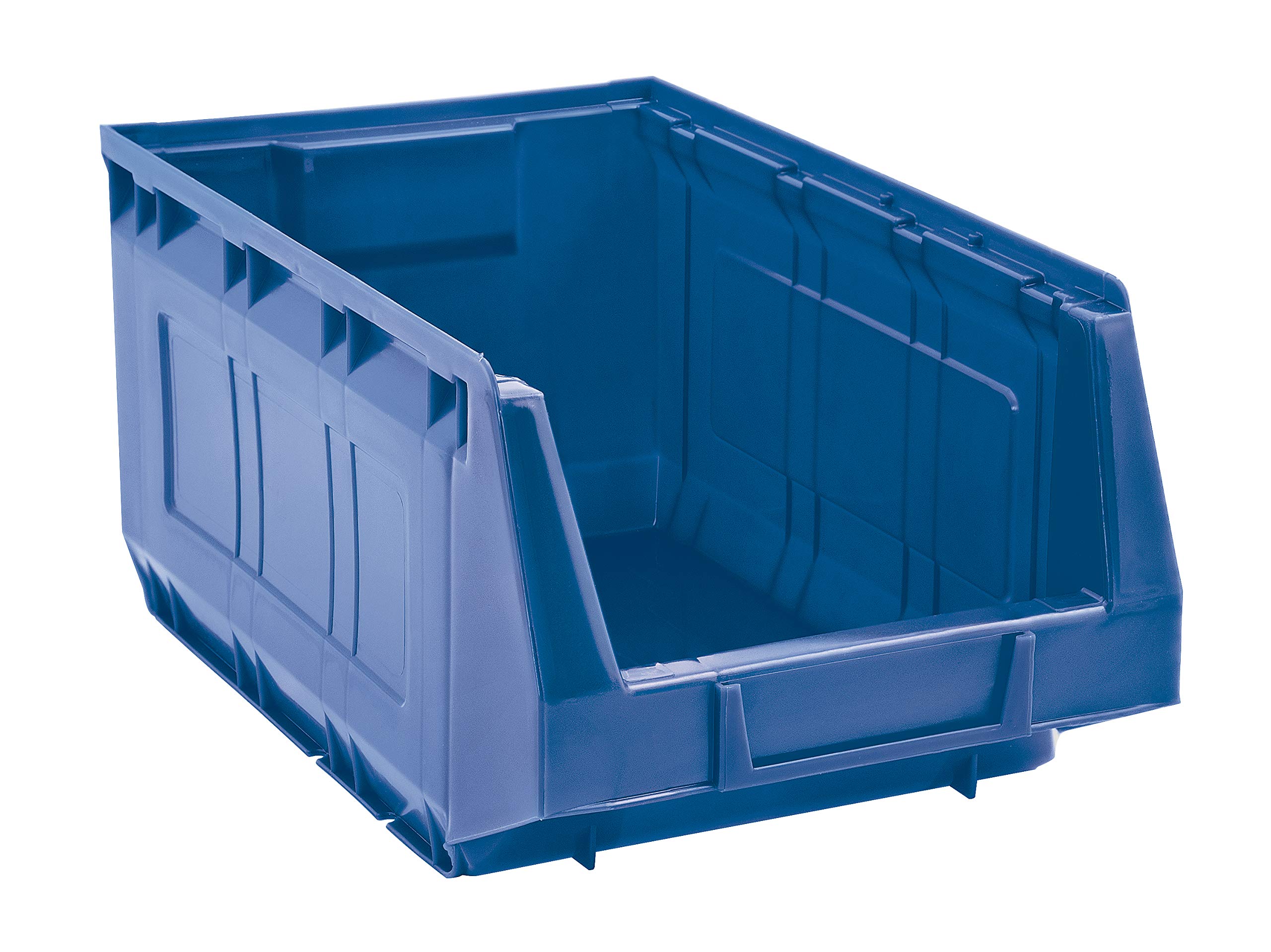 Set 7 contenitori in PEHD a bocca di lupo L 207 x H 165 x P 345 - Blu