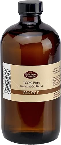 Protege (en comparación con 4 ladrones), mezcla de aceites esenciales puros, sin diluir, grado terapéutico, ideal para aromaterapia. Mezcla de