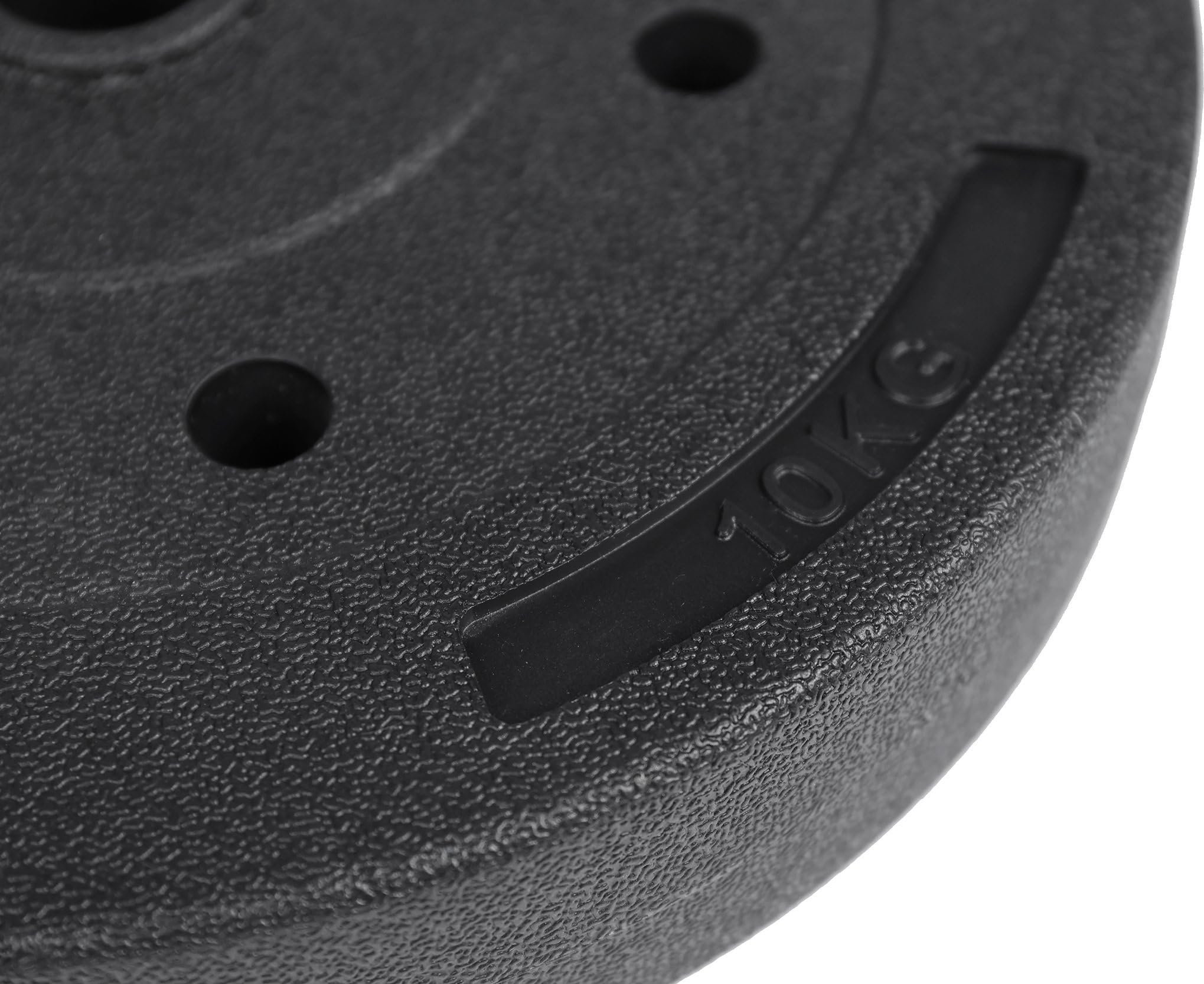 ZIPRO Ciężarki do hantli 10 kg bitumiczne ciężarki 31 mm hantle obciążniki do hantli