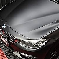 Vista 4 de VViViD+ envoltura vinílica negra metálica mate