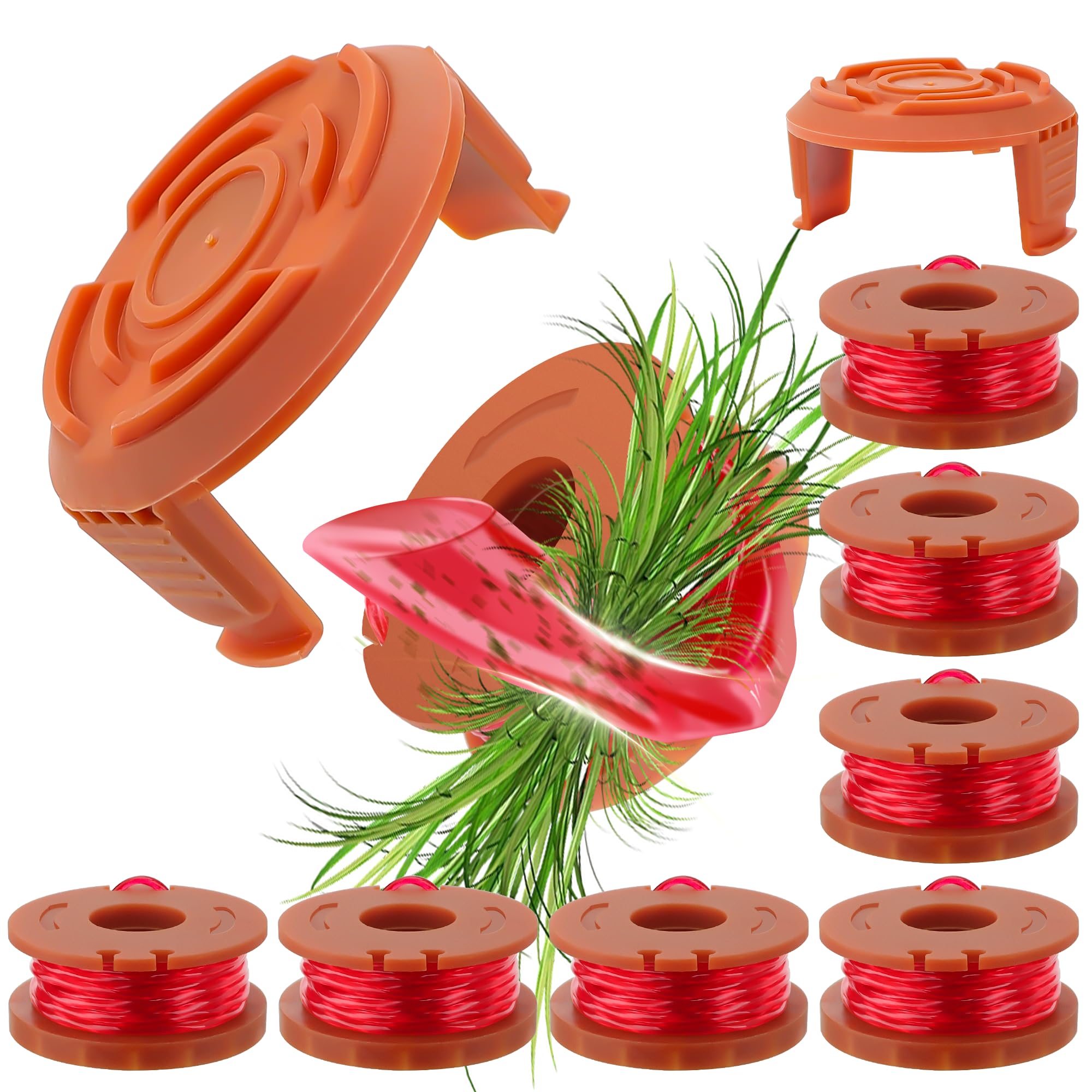 Jeffergarden 5 Capuchons De Spool Plastique Rechange