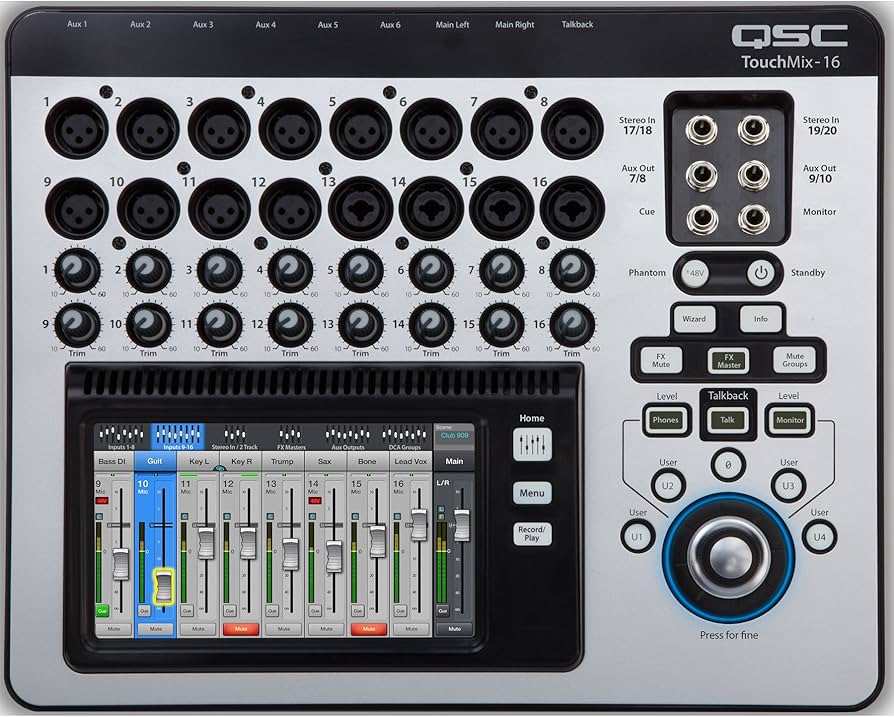 【SKB製ケース付】QSC TouchMIX 16(16chデジタルミキサー) Amazon.com: QSC TouchMix-16 Compact Digital Mixer with Bag