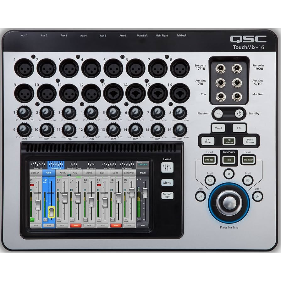 【SKB製ケース付】QSC TouchMIX 16（16chデジタルミキサー） Amazon.com: QSC TouchMix-16 Compact Digital Mixer with Bag