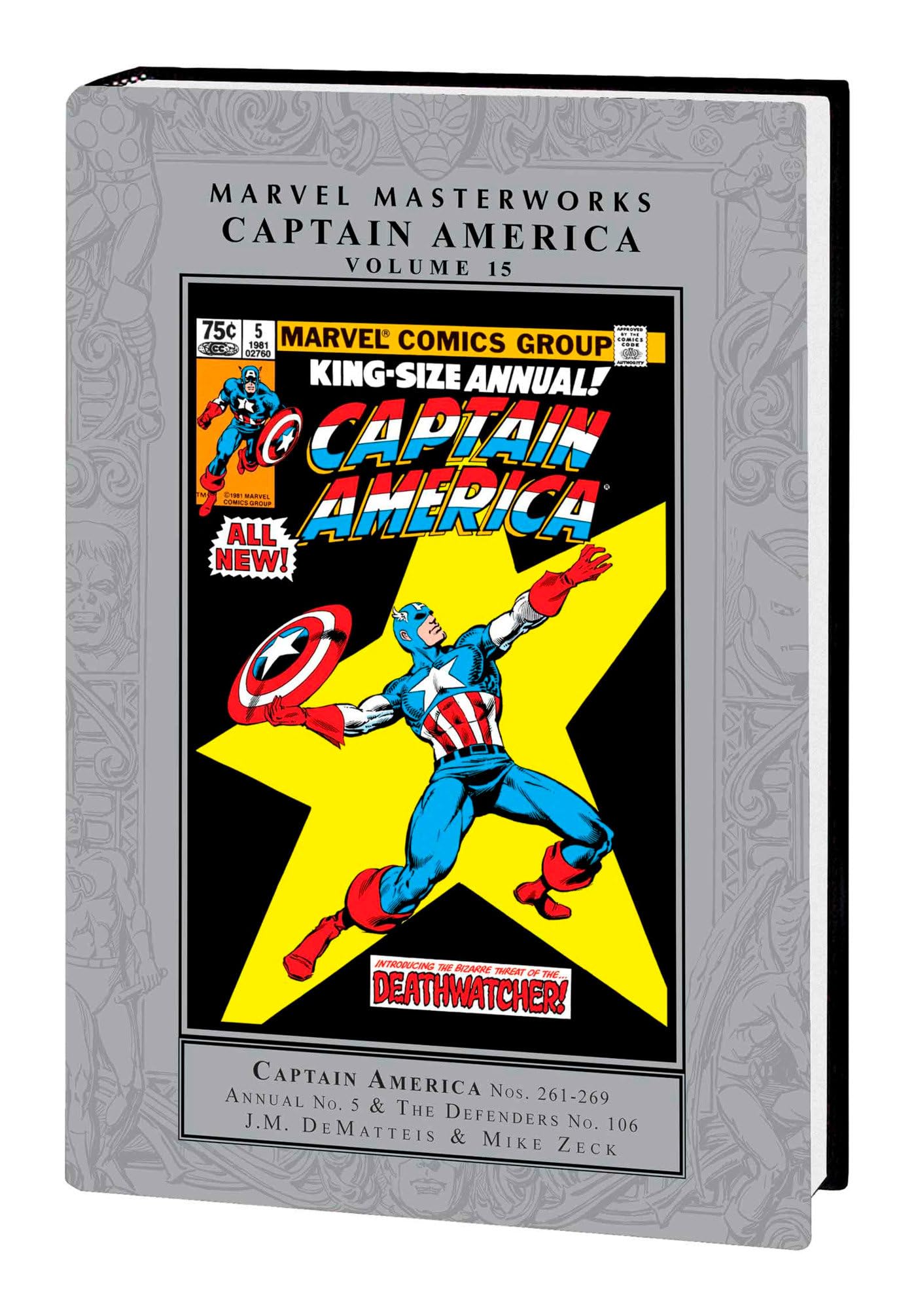 Marvel Masterworks Captain America Vol. 15 by J.M. Dematteis HARDBACK