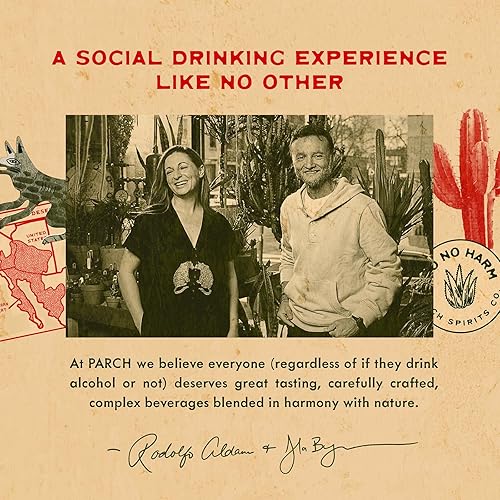 Miniatura 6 de PARCH Prickly Paloma, Cola de agave lista para beber infundida con botánicos del desierto y adaptógenos, bebidas navideñas 100% a base de plantas,