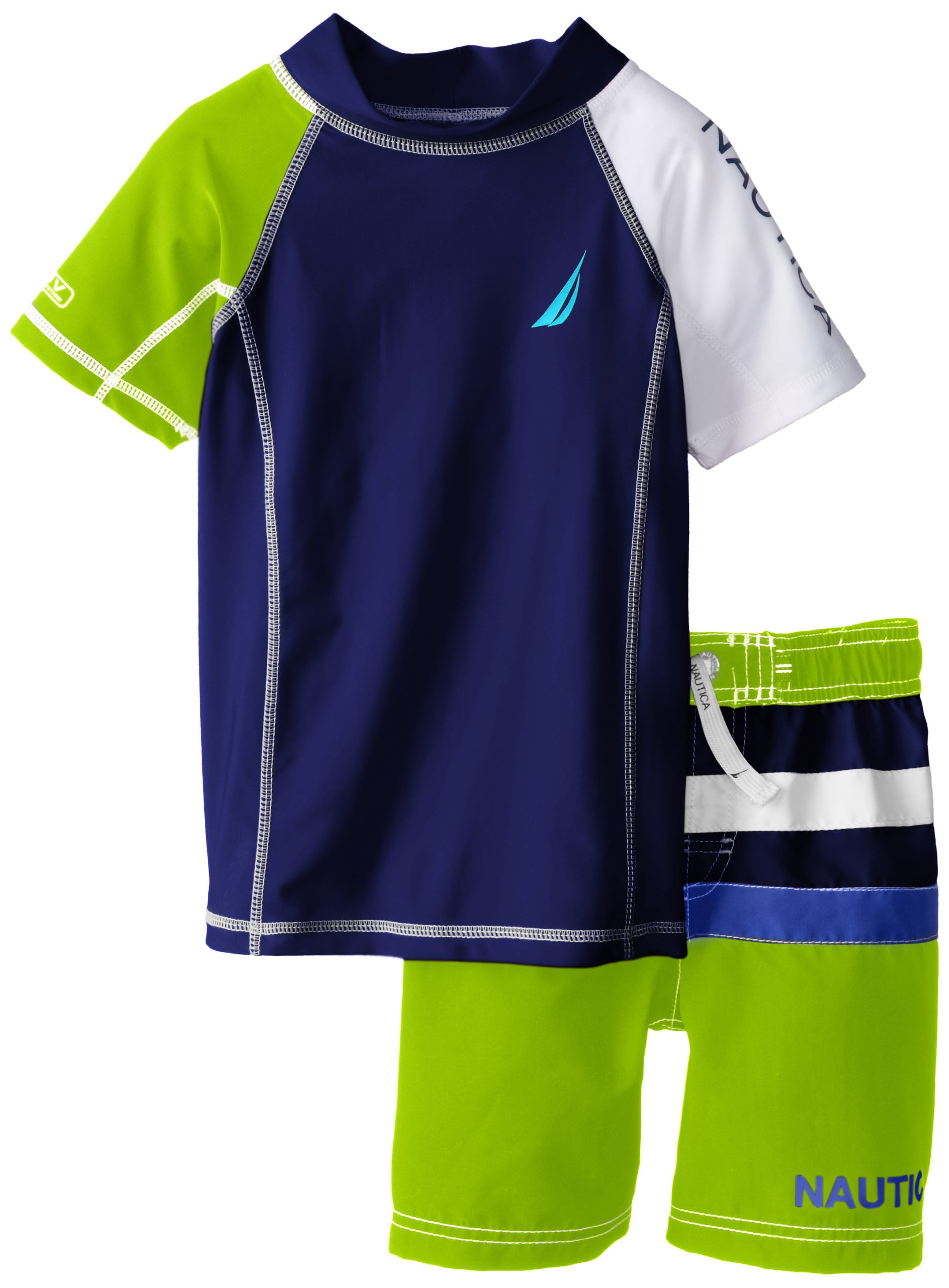 Nautica Boys' Rashguard Swim Set