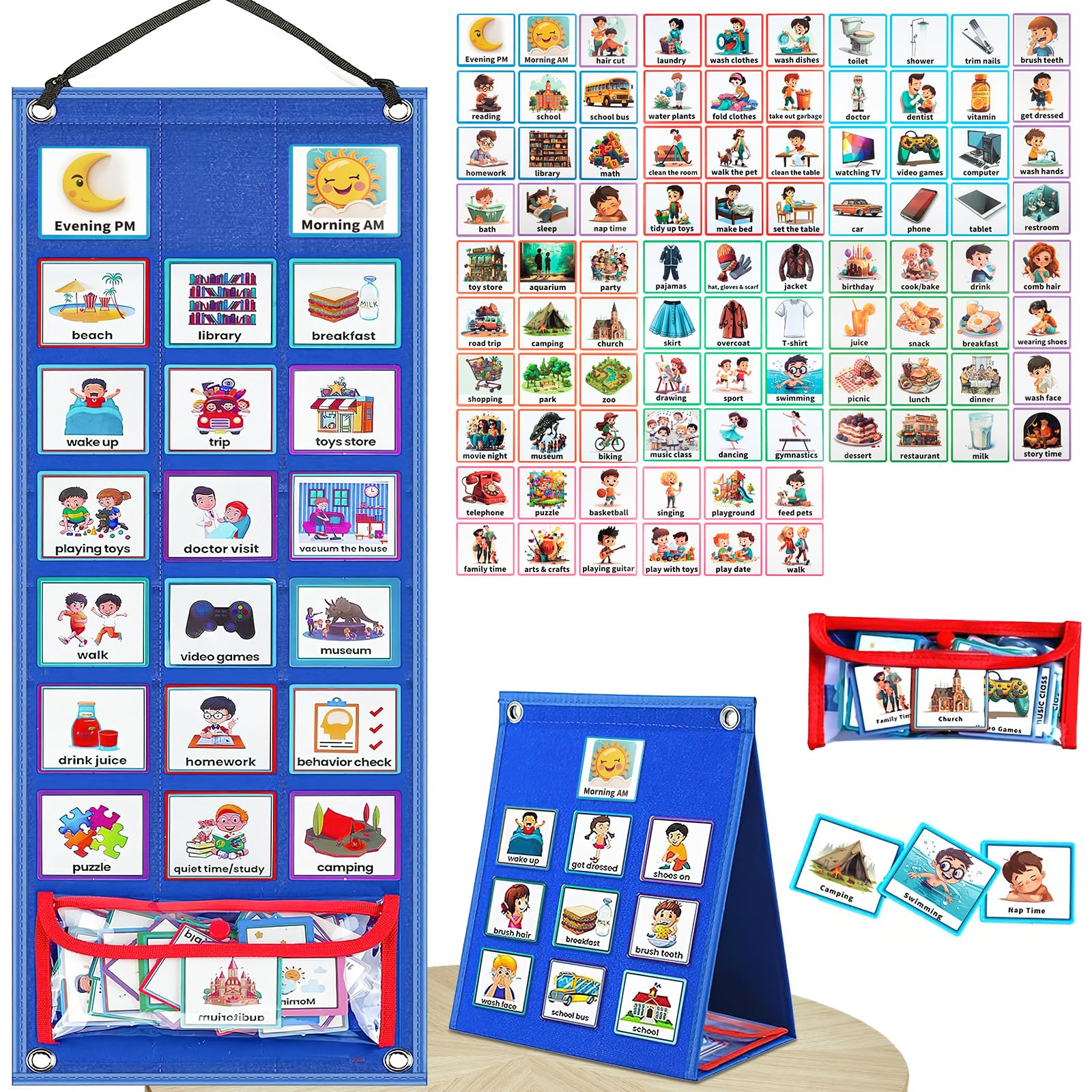 Visual Schedule For Kids With Autism Visual Timetable Children Daily ...
