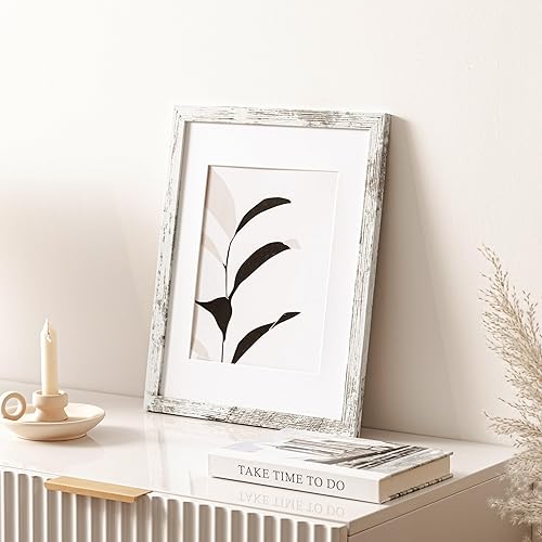 Vista 226 de eletecpro Juego de 10 marcos de fotos de 8.5 x 11 pulgadas, collage de fotos, decoración de pared, fotos de 5 x 7 con paspartú o de 8.5 x 11 Negro