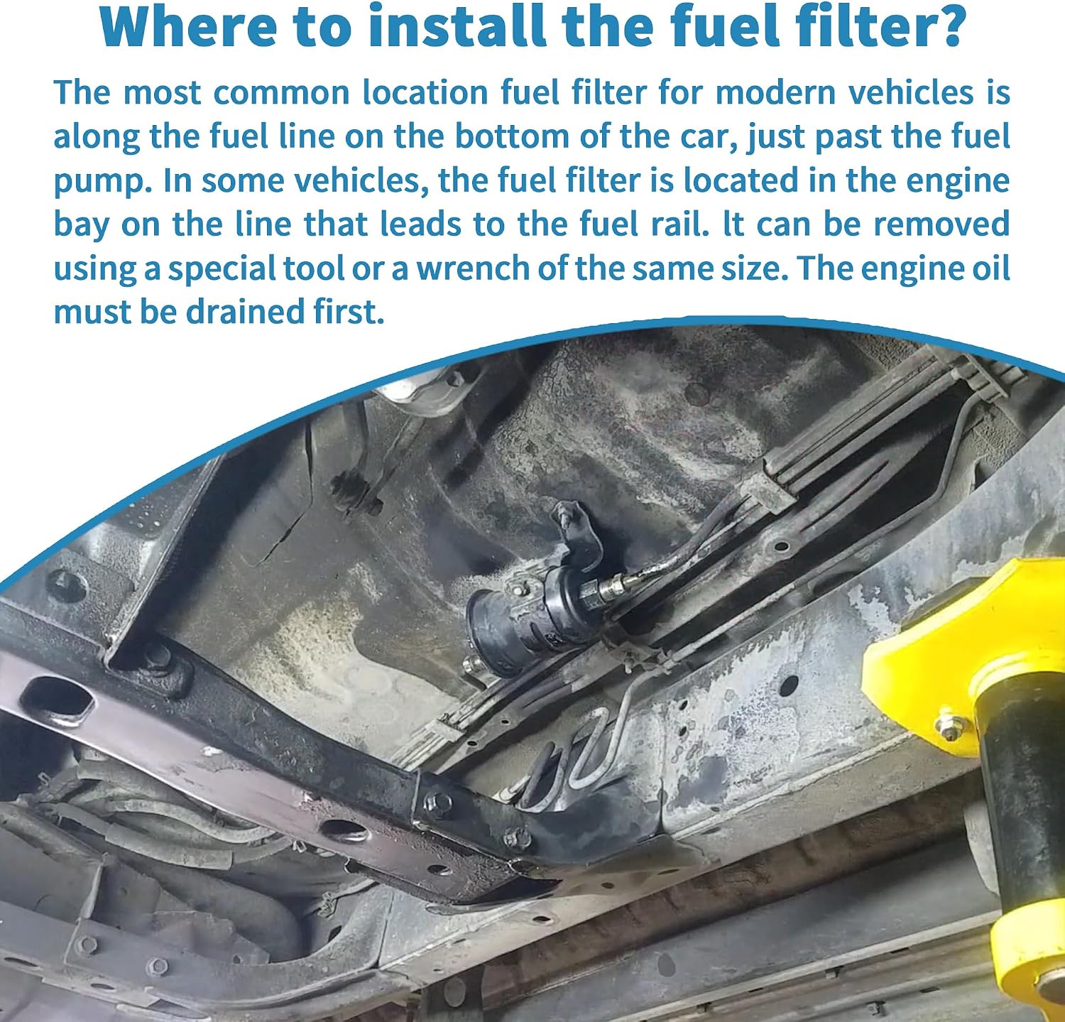 33319 Fuel Filter Compatible with 2001-2007 Kia Magentis Optima 2008 Dodge Van 1000 1988-1995 Toyota Tacoma 4Runner Pickup 1995-2001 Hyundai Sonata 1992-2000 Lexus GS300 SC300 SC400 LS400