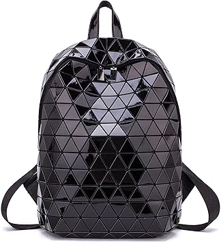 luminous geometric backpack