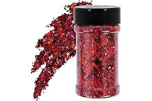 TORC Red Holographic Glitter: Craft a Brilliant Shimmer