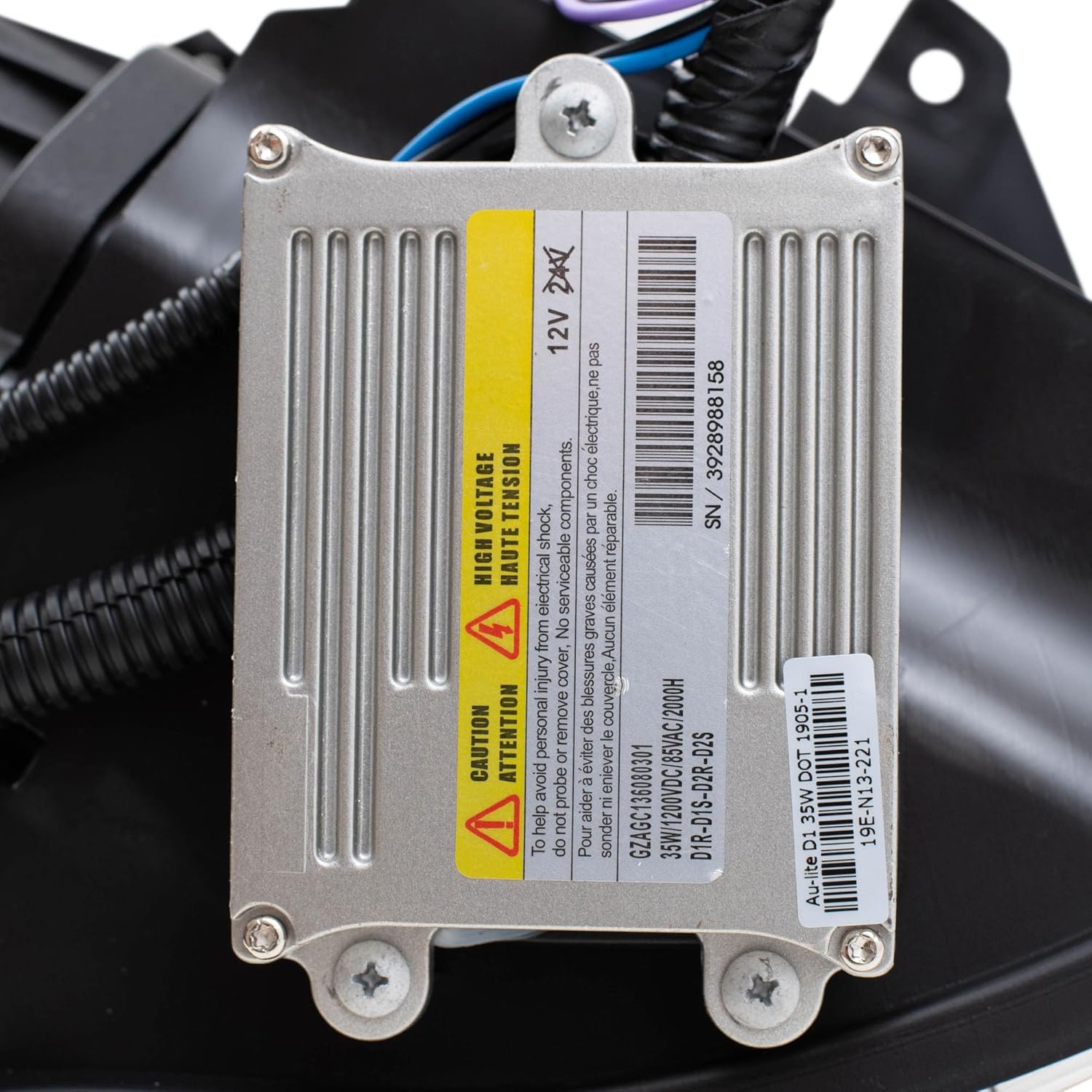 Headlight for 2006-2011 DTS HID w/Bulbs And Ballast 19371092 Right GM2503275