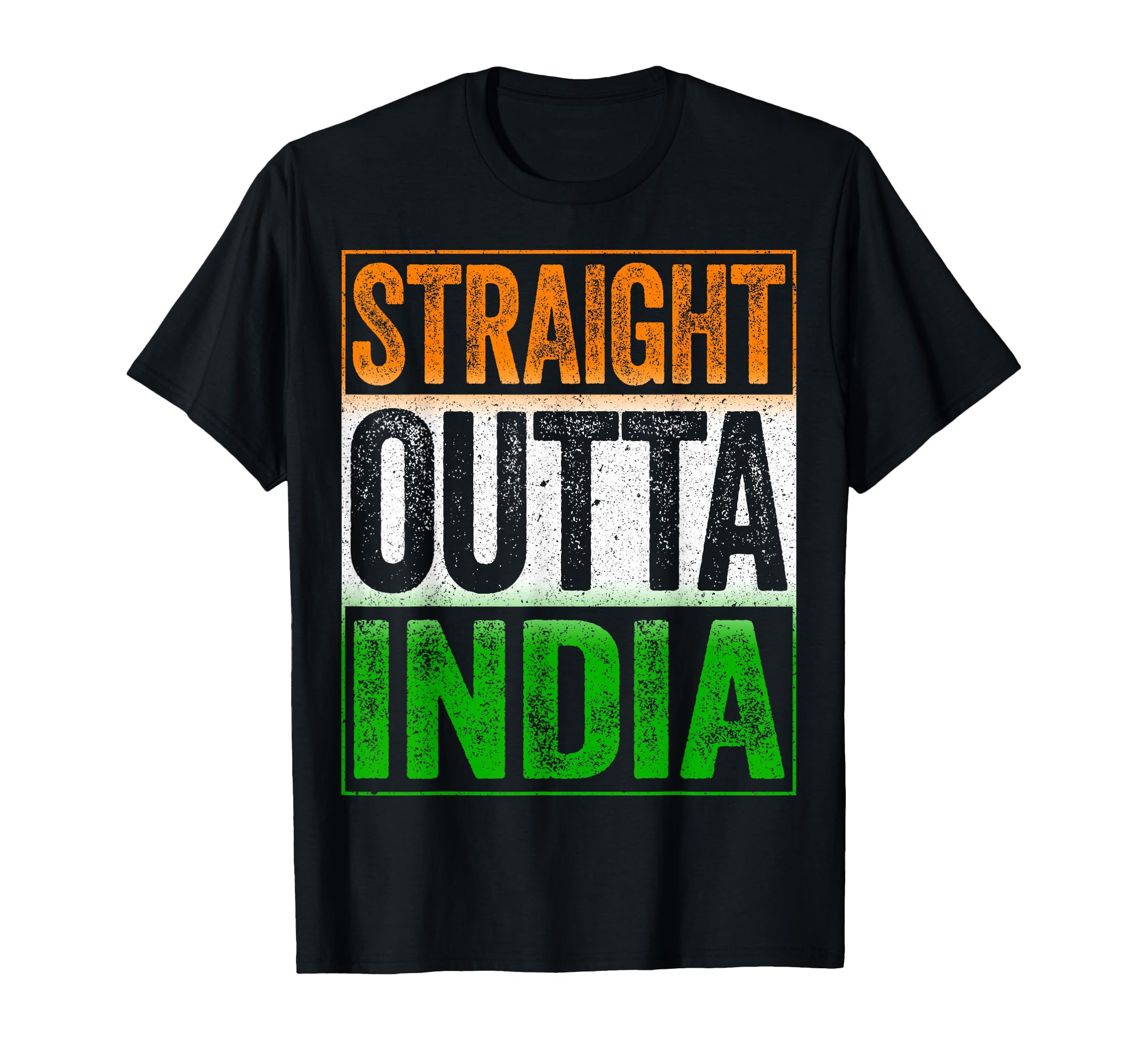 Straight Outta India Shirt Men Women Kids Republic of India T-Shirt