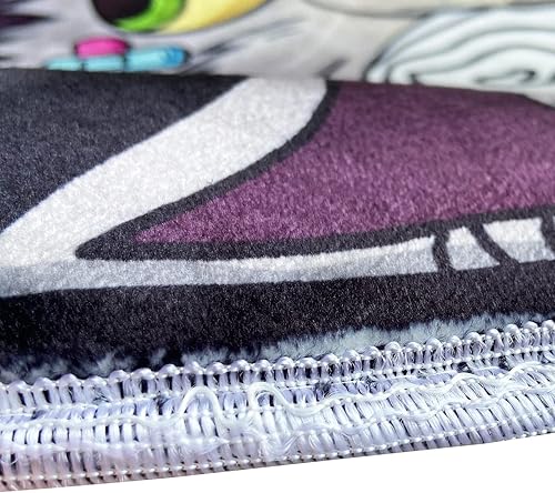 Miniatura 8 de OPOLLO - Divertida alfombra de baño con forma de monstruo malvado y gato malvado, decoración del hogar, interior, con forma de personalidad de