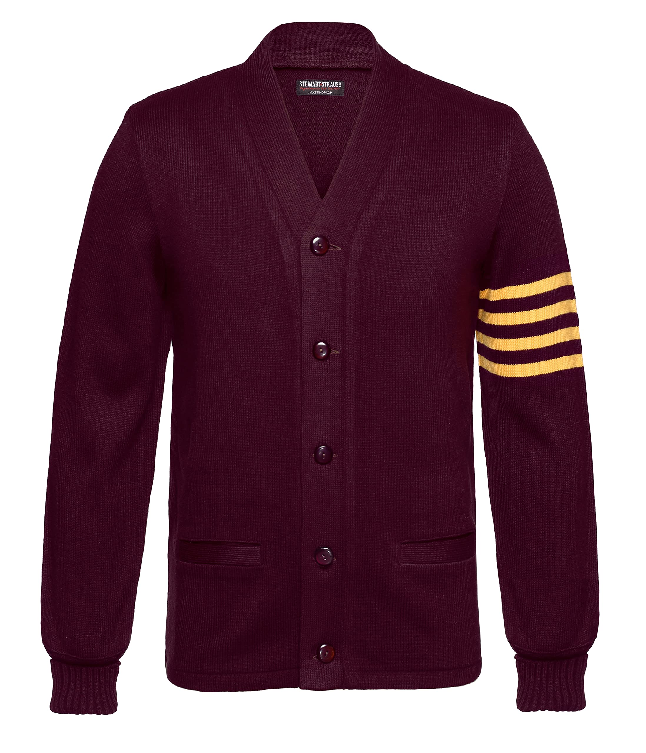 Stewart &amp; Strauss Cardigan Varsity Letter Sweater