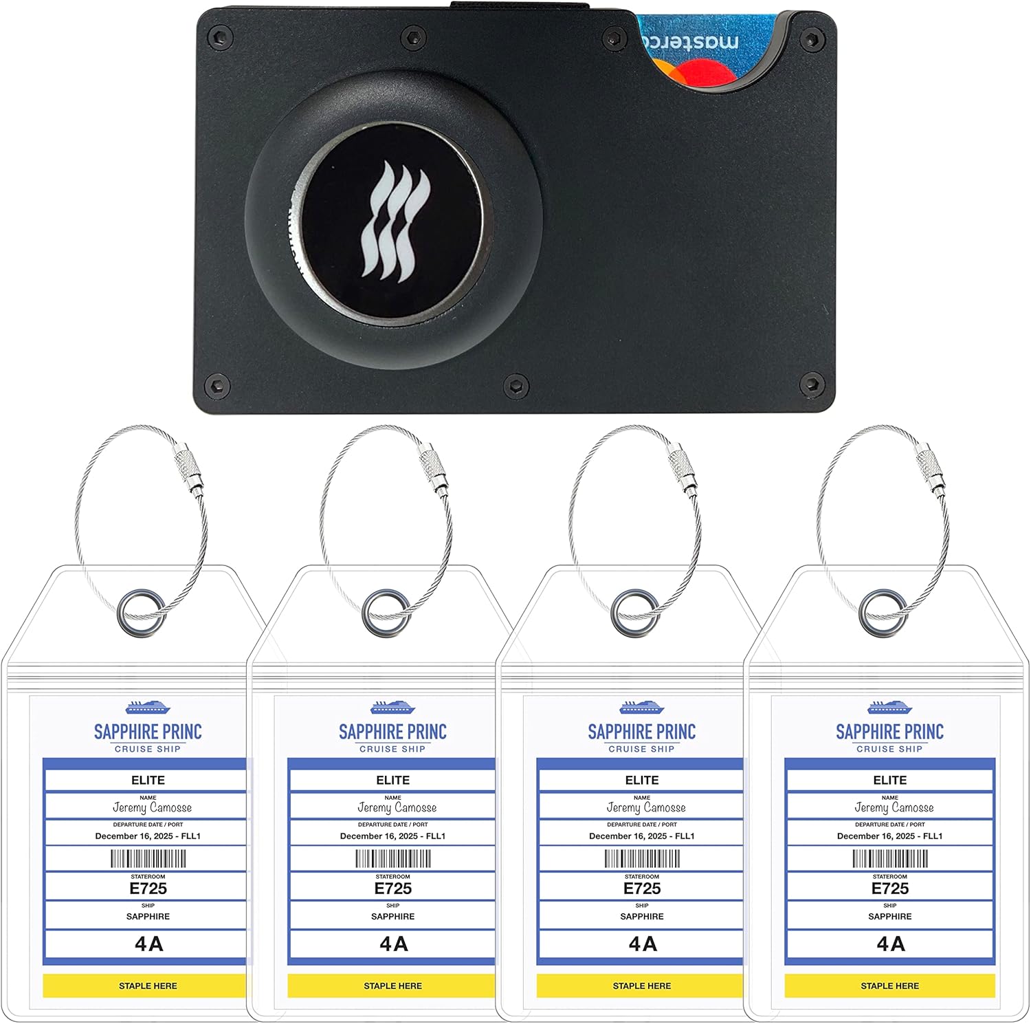 Princess Ocean Medallion Wallet (Metal) & Princess Cruise