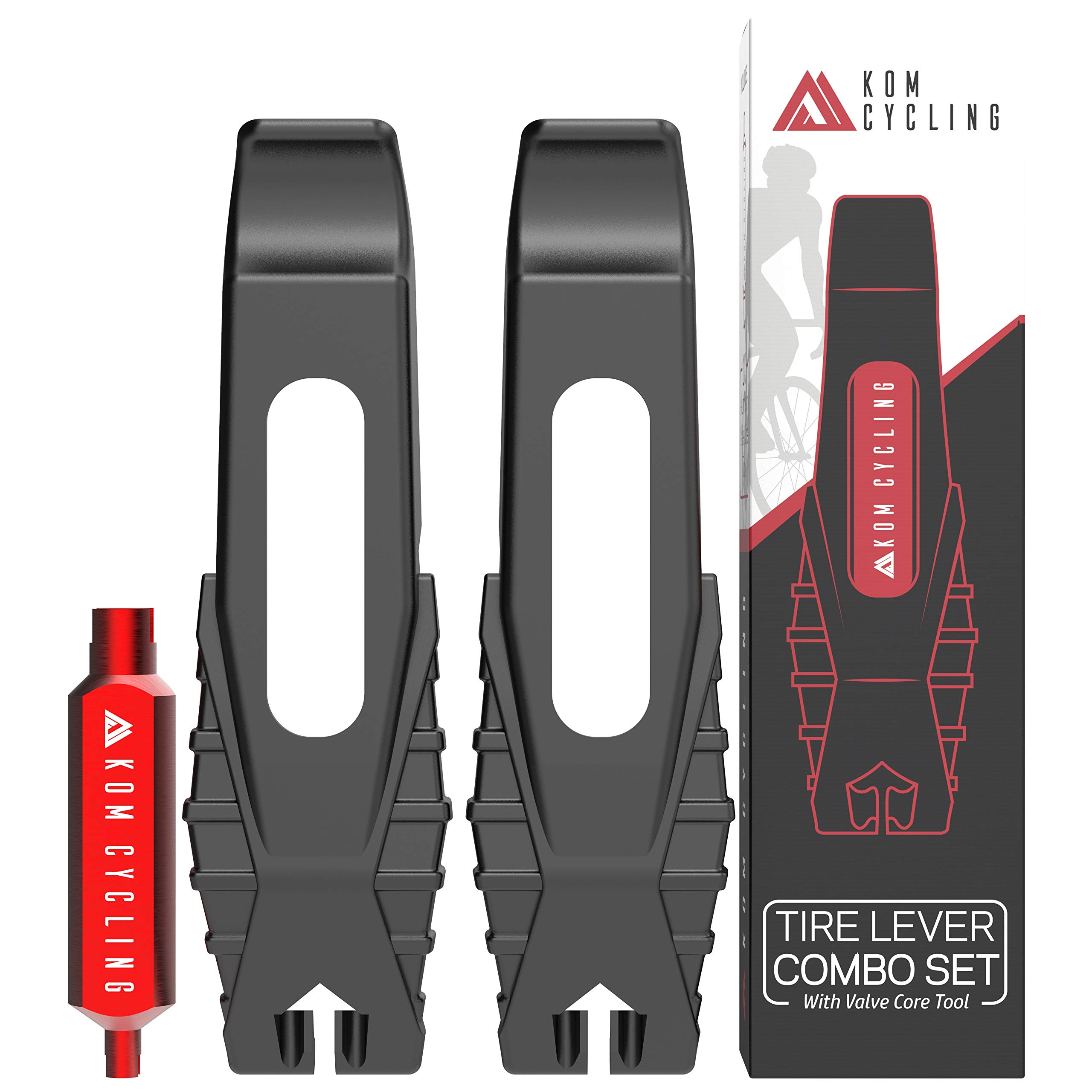 KOM CyclingTire Lever Combo (Red)