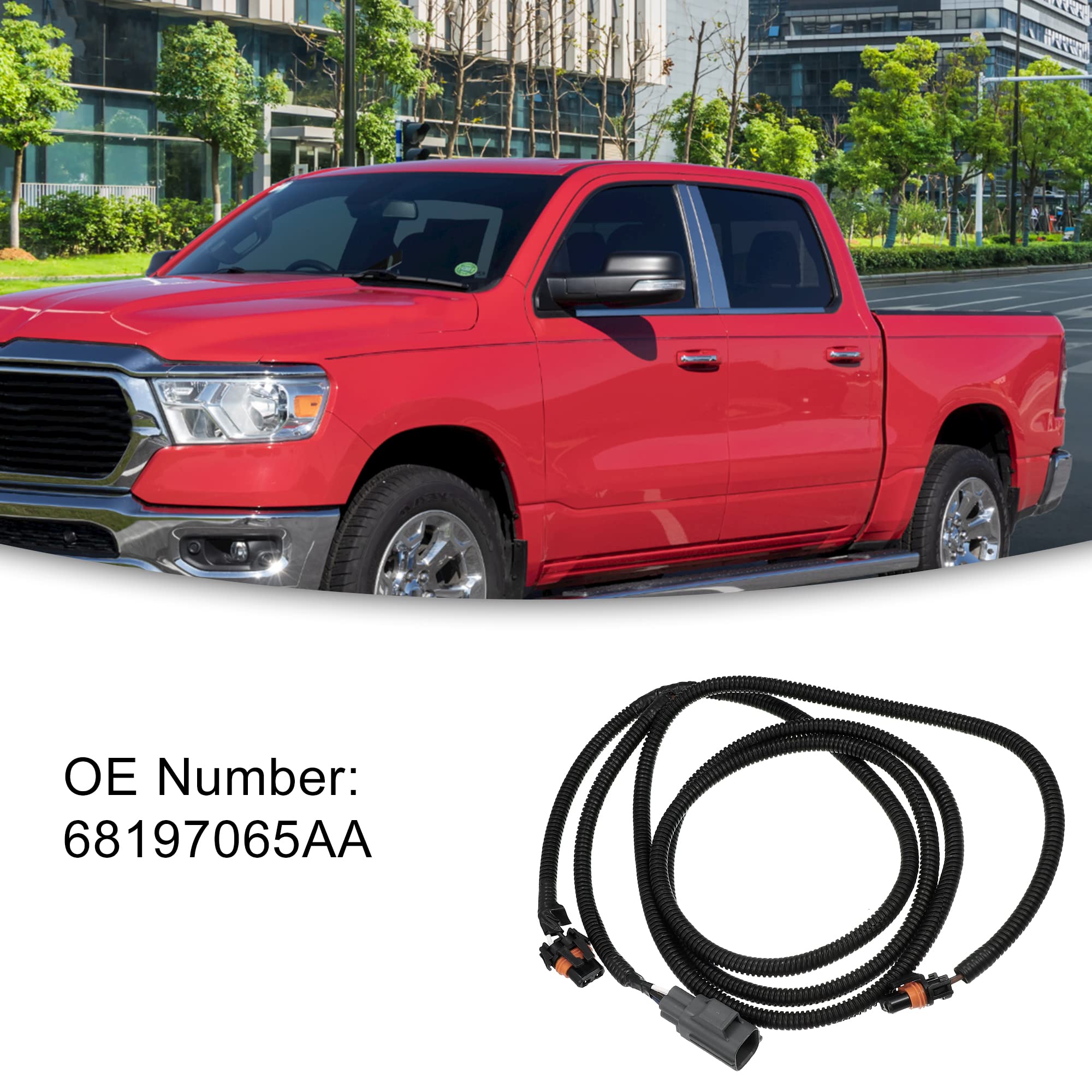 Arnés De Cableado Para Lámparas Antiniebla De RAM 1500 2013-2019 | Número 68197065AA | Labwork