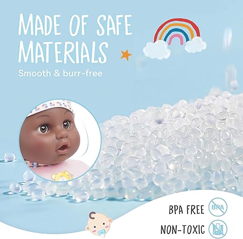 Miniatura 4 de Toy Choi's Muñeca interactiva rosa  Muñecas de alimentación que lloran y hablan de 16 pulgadas con diferentes sonidos y accesorios, juguetes