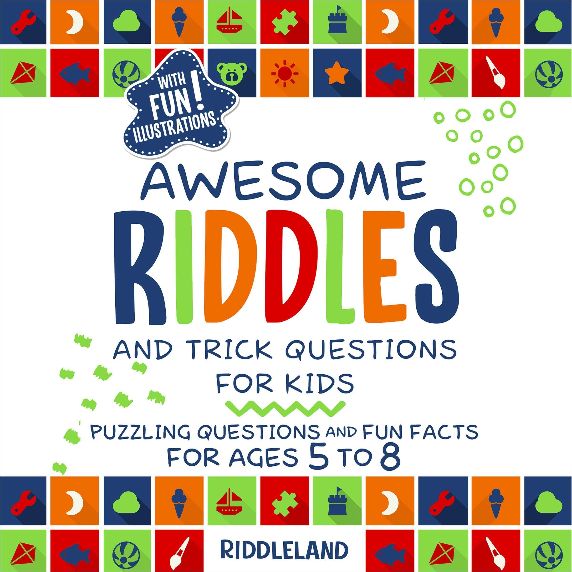 Cover art for Awesome Riddles and Trick Questions for Kids