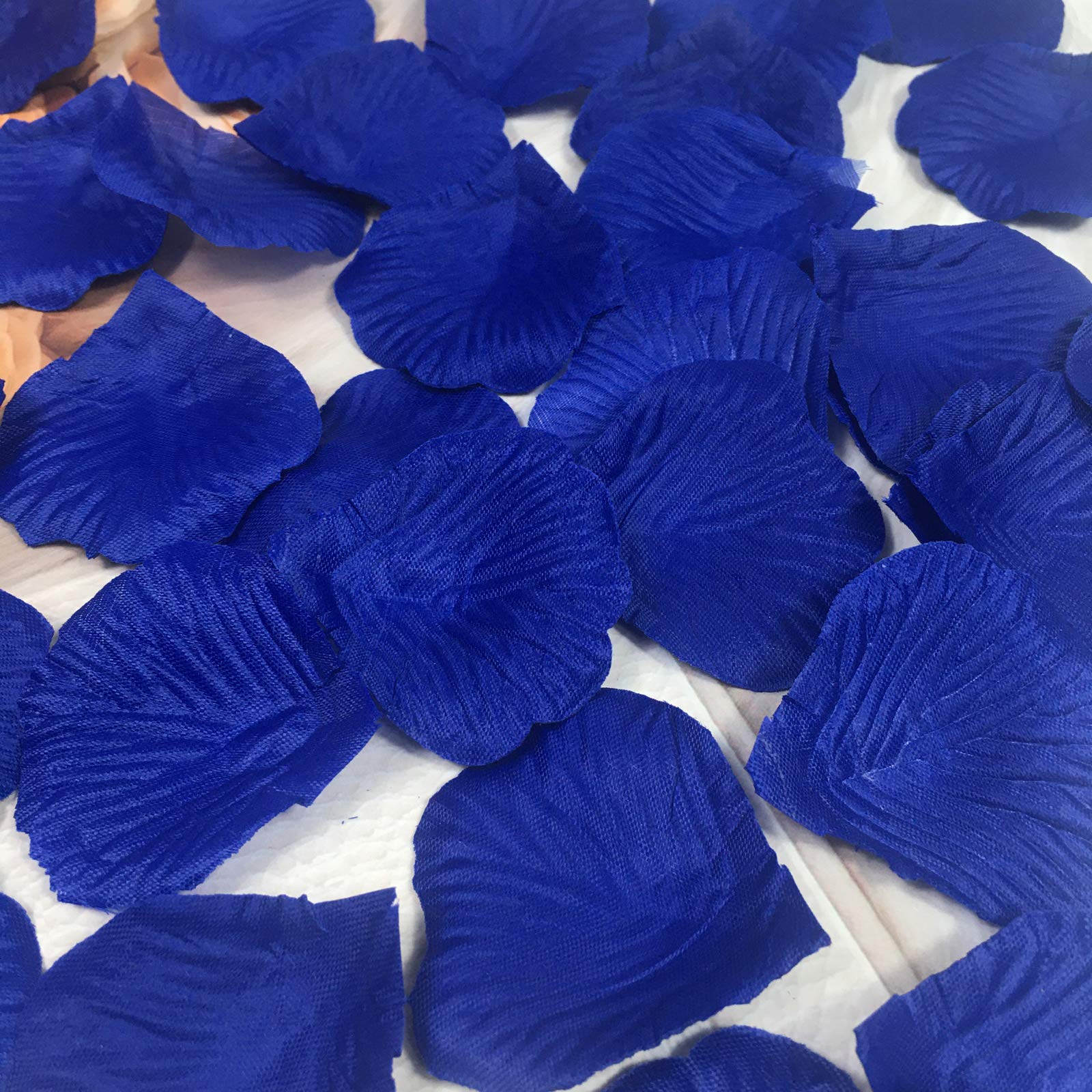 COTOSEY4000 Pcs Silk Rose Artificial Petals Supplies Wedding Decorations (Royal Blue)