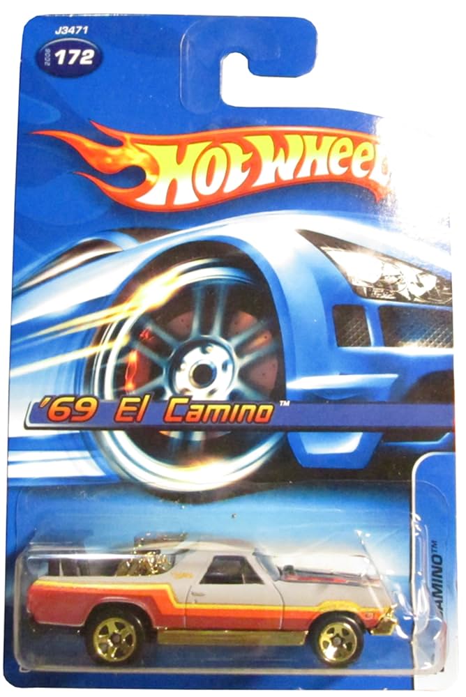 Amazon.com: Hot Wheels 2006 172 '69 El Camino in Primer Gray