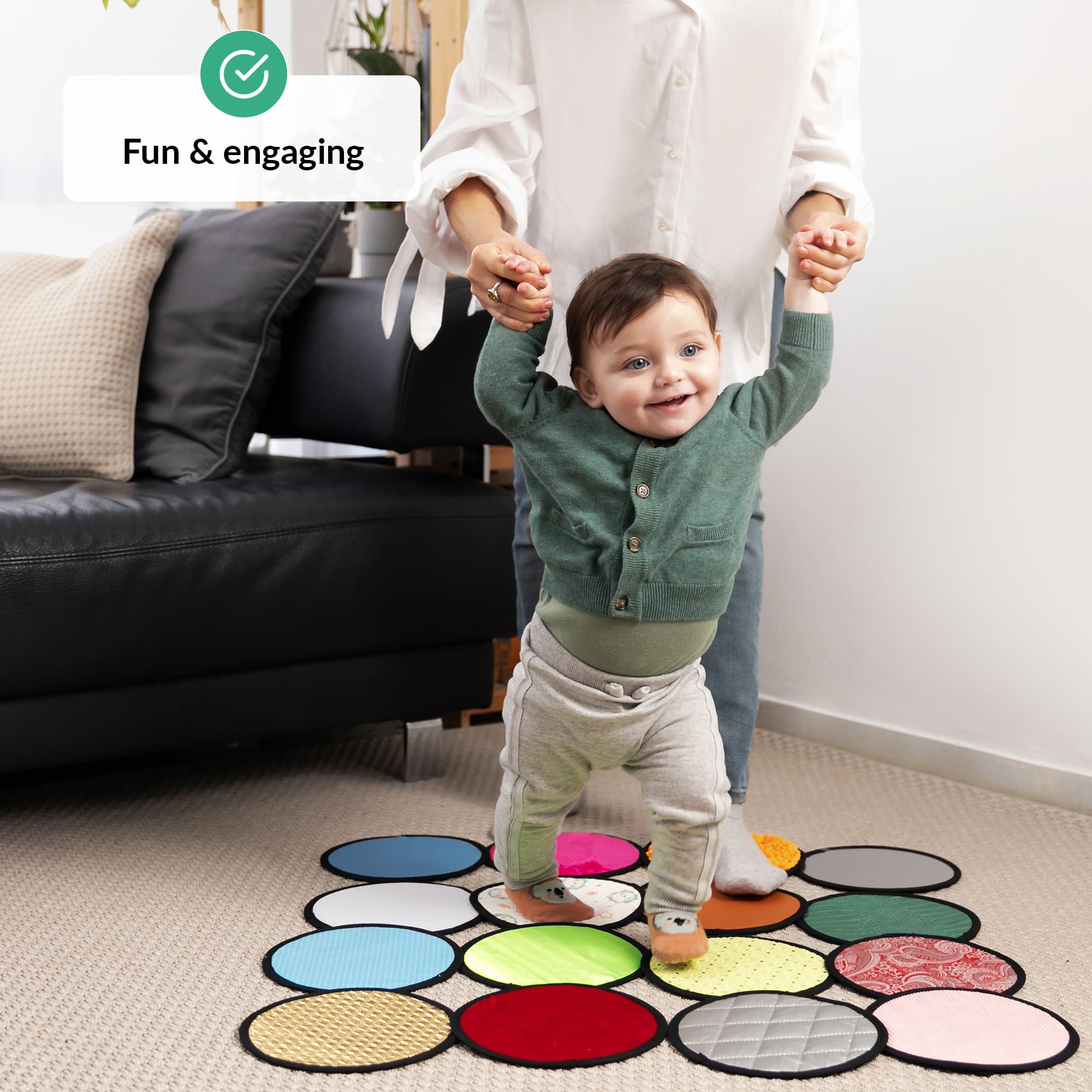 Lot De 6 Tapis Sensoriels Puzzle | IDEMA