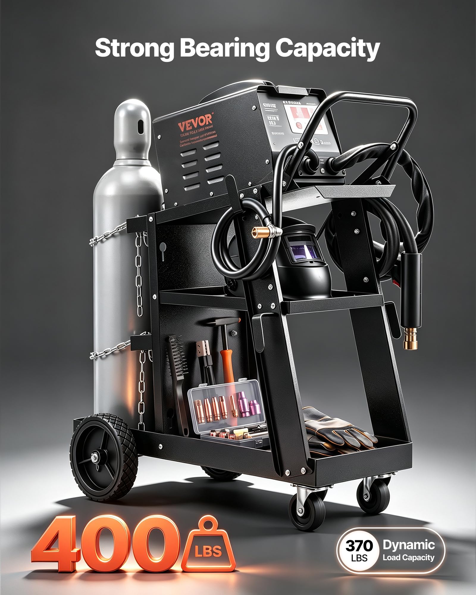 VEVOR Welding Cart - Heavy Duty Storage -2 VEVOR Welding Cart - Heavy Duty Storage -2