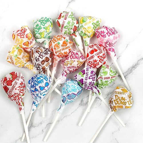 Miniatura 3 de DUM DUMS - Paletas originales mezcladas, bolsa de 4 libras (240 piezas aproximadamente), caramelos duros sin gluten, sabores surtidos, paletas
