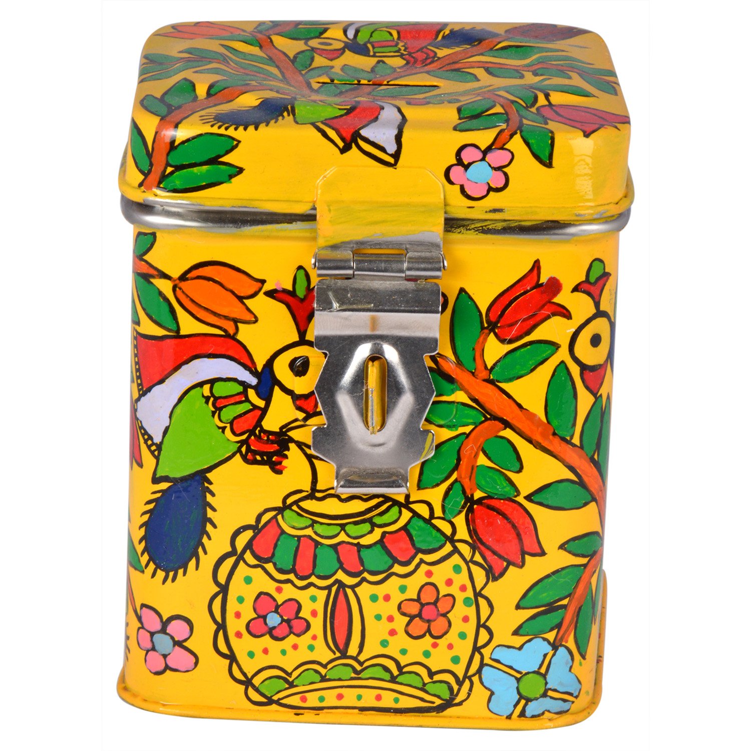 KaushalamHand Painted Traditional Quirky Gullak for Money Bank