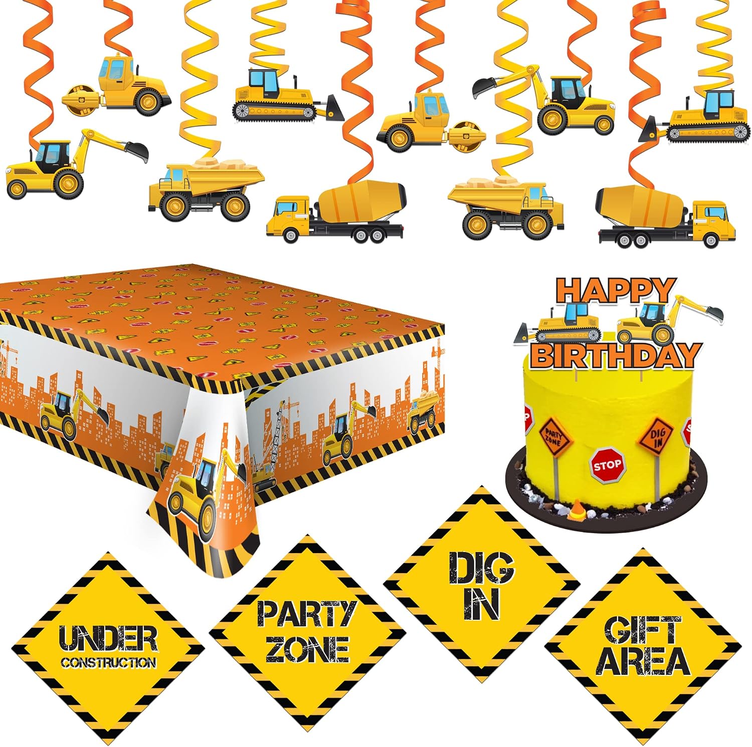 Construction Birthday Party Supplies