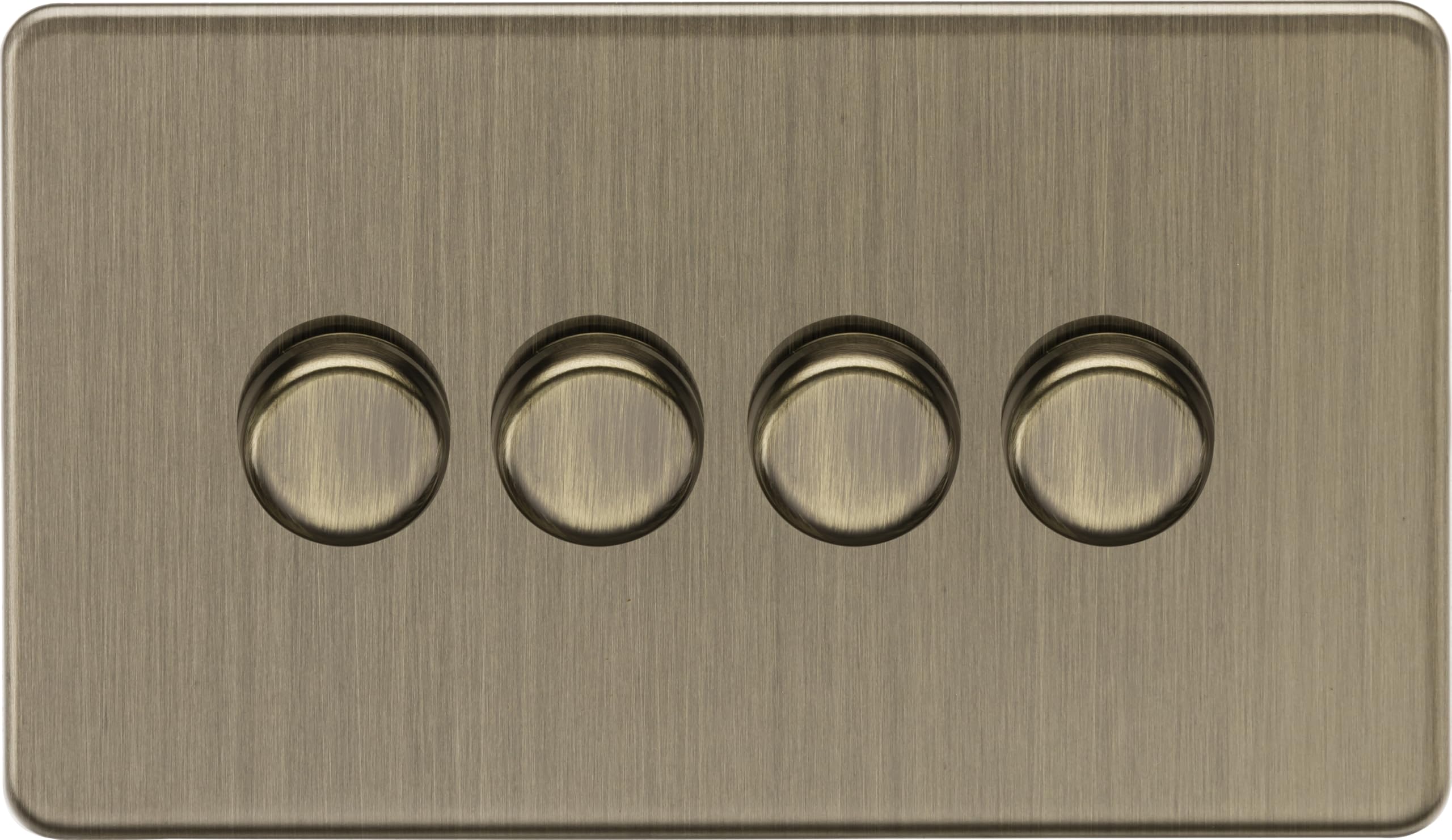 Knightsbridge 4G 2-way 10-200W (5-150W LED) Intelligent dimmer - Antique Brass