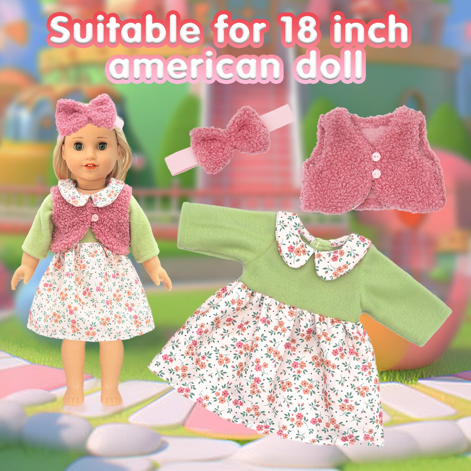 ZIYIUI Vêtements De Poupée Pour New Born Baby Poupée,35-45cm Vêtements De Canard Jaune, Ensemble