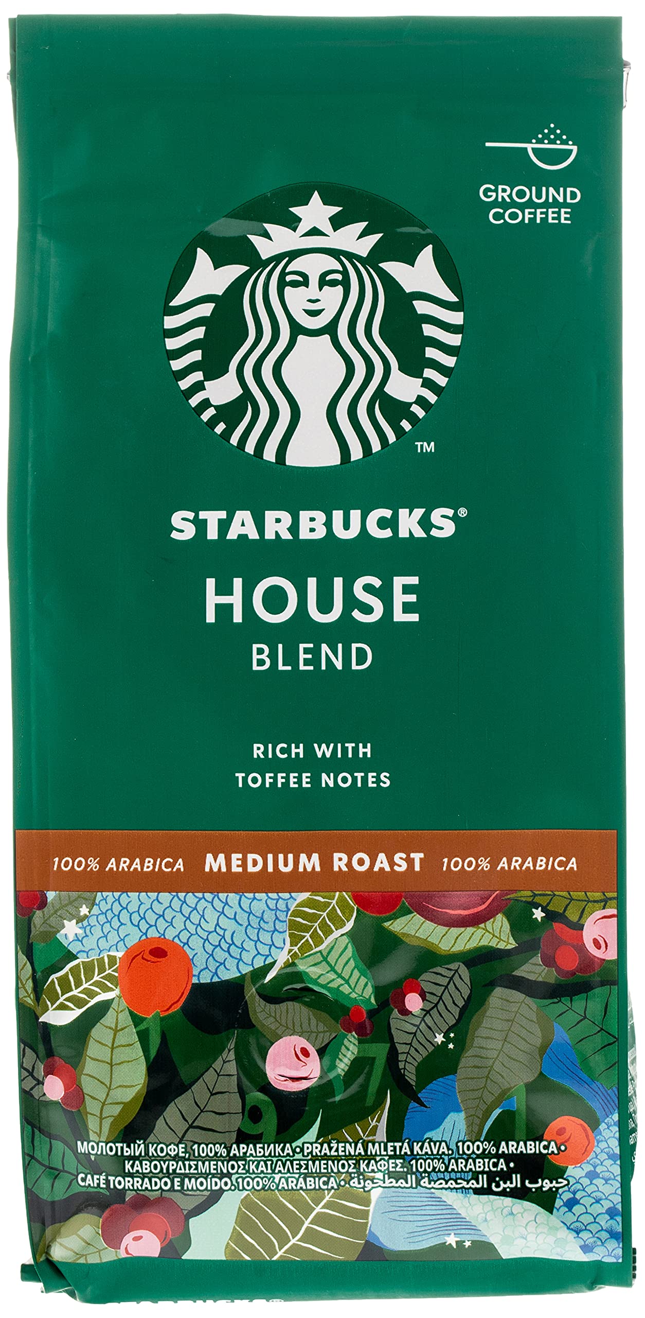 Paradise Starbucks House Blend Medium Roast Ground Coffee 200gm Buy