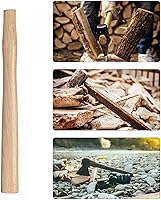 Vista 5 de uxcell Martillo de 13 pulgadas, mango de madera, mango de madera, reemplazo para martillo ovalado de 2 a 4 libras, paquete de 2