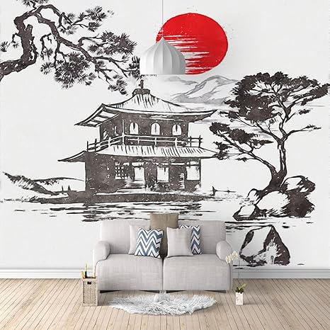 Amazon Wwqayz 壁紙シール 絵画 樹木 オリエンタル はがせる壁紙 壁紙 おしゃれ オシャレ 壁紙 剥せる壁紙 Wall Paper 簡単diy 壁紙リフォーム 壁用 リメイクシート 壁紙シート 無臭無毒 400x280 Cm Diy 工具 ガーデン