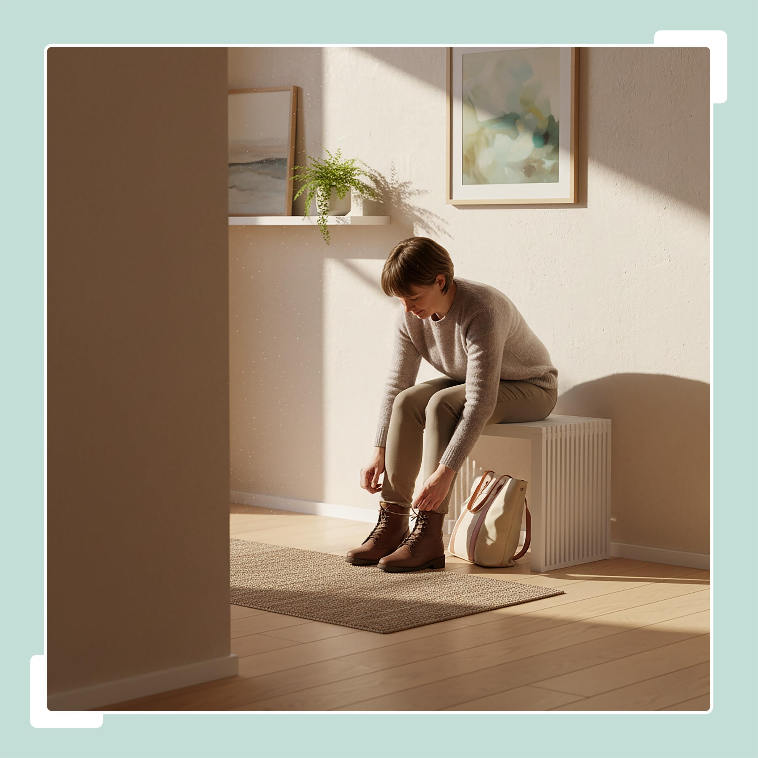 Relaxdays Banco de bambú Moderno para Cocina, vestidor, Pasillo, baño y Dormitorio, 43x45x33 cm, Blanco
