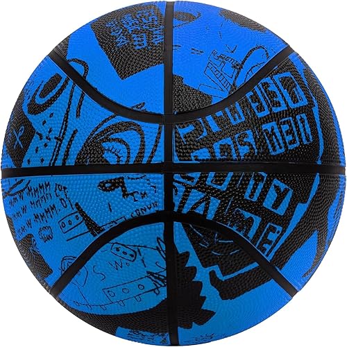 Miniatura 2 de AND1 Street Art - Balón de baloncesto de goma, tamaño reglamentario oficial 7 (29.5 pulgadas), diseño de canal profundo, hecho para interiores y