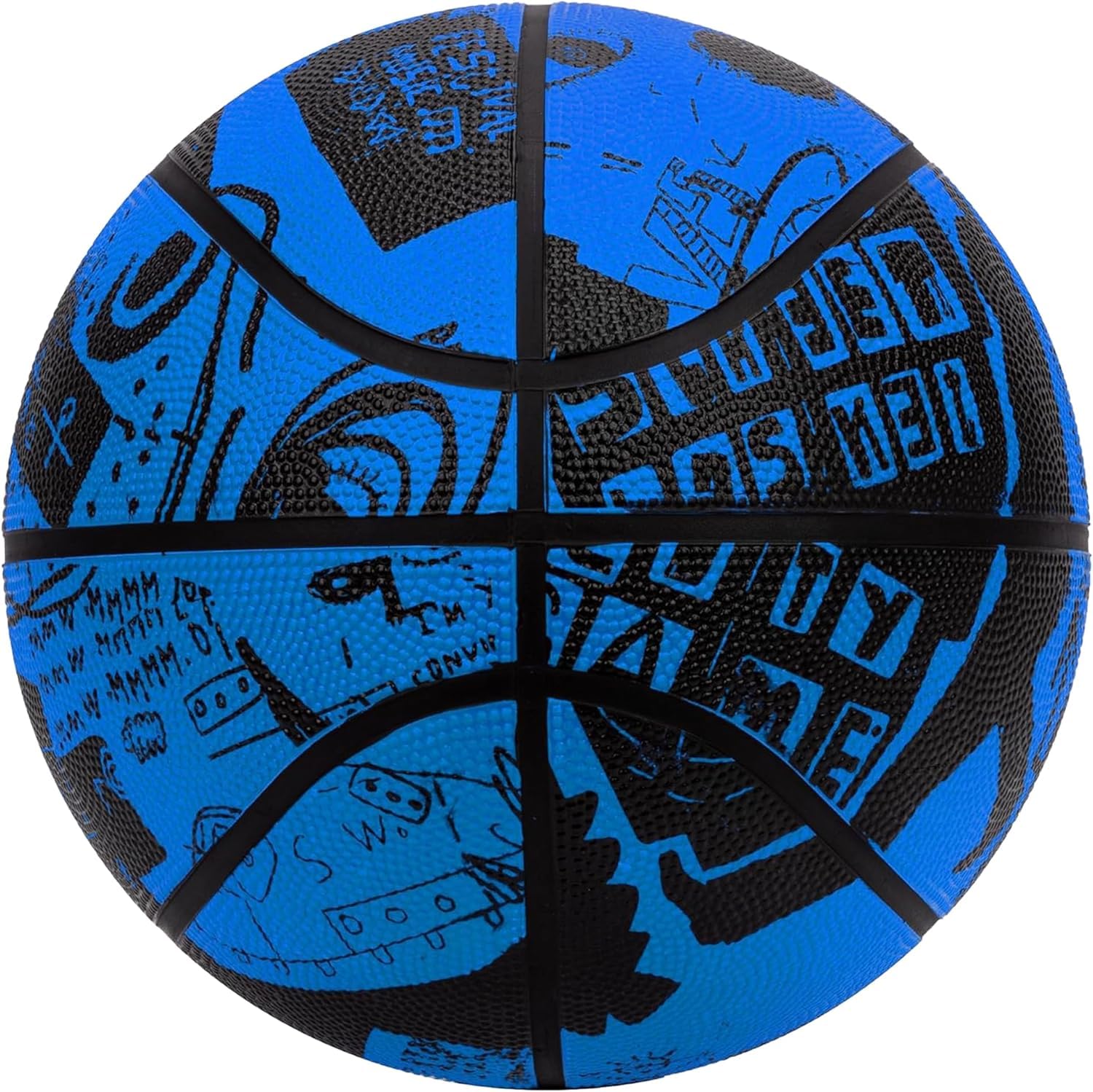 AND1 Street Art - Balón de baloncesto de goma, tamaño 7 (29.5 pulgadas), diseño de canal profundo, hecho para interiores y exteriores