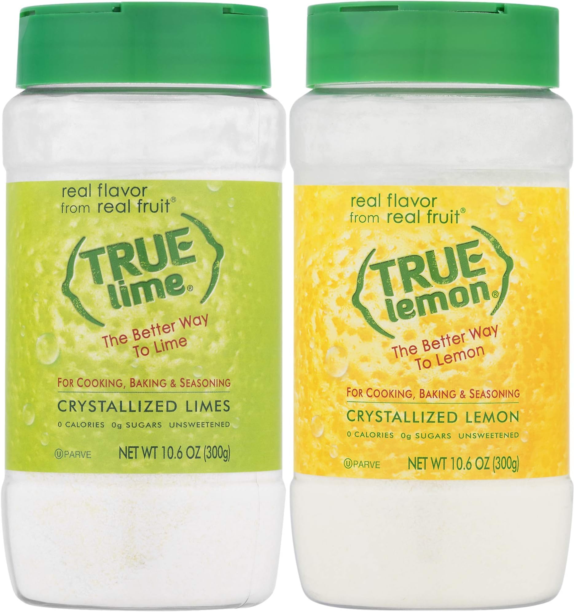Lemon Two Pack - Lemon Shaker and Lime Shaker - 10.6 oz