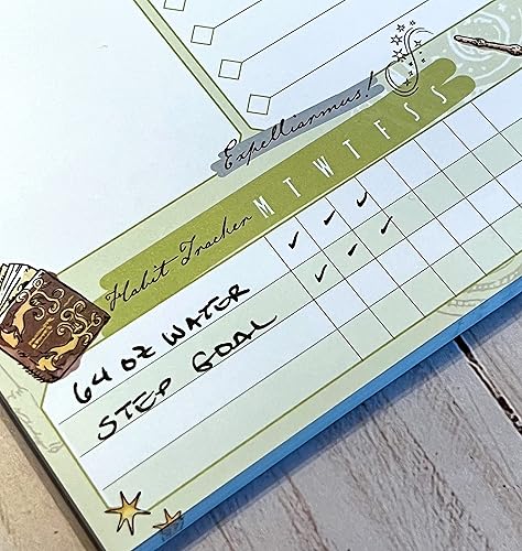 Miniatura 8 de Conquest Journals - Bloc de planificación semanal de Harry Potter, 52 páginas, hojas de arranque, 8 x 10, prioridades, notas, tareas pendientes,
