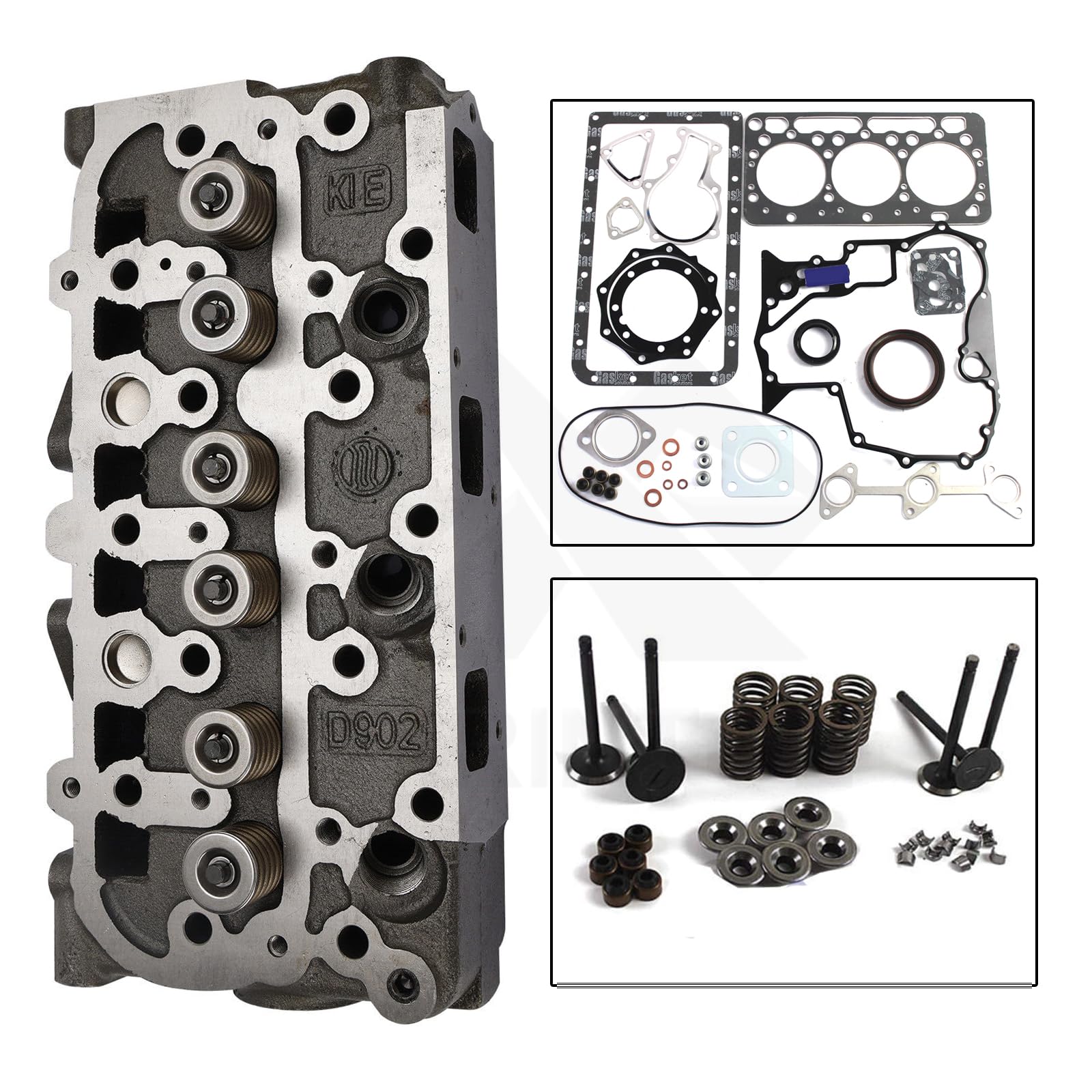 Amazon.com: D902 Complete Cylinder Head & Gasket Kit for Kubota Amazon.com: D902 Complete Cylinder Head & Gasket Kit for Kubota